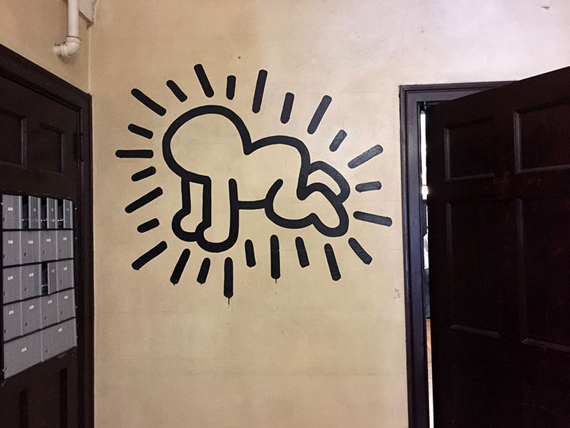 85-foot keith haring mural cut out of new york wall and sent to auction