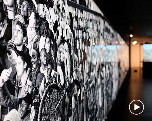 chronicles: massive exhibition of JR's work opens at the brooklyn museum