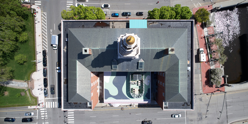 new face of RISD by WORKac expresses orange detailing and perforation