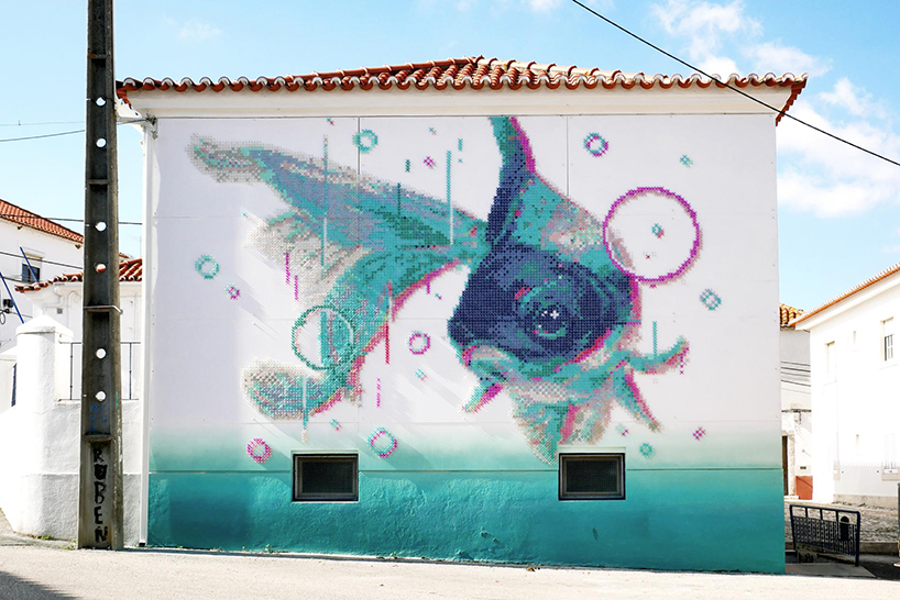 cross-stitch street art