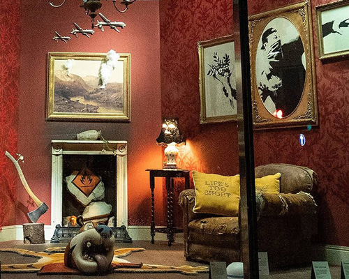 banksy pop-up homeware store 'opens' in south london