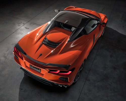 chevrolet unveils a convertible version of its 2020 corvette stingray