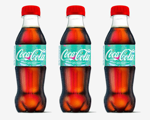 coca-cola introduces first bottles made using ocean plastic waste