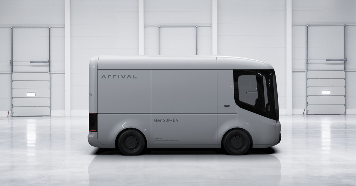 dråbe konkurrerende Illustrer EV manufacturer 'arrival' turns the typical white van into a clean, green  machine