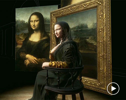 the louvre recreates the ‘mona lisa’ in 3D for da vinci exhibition