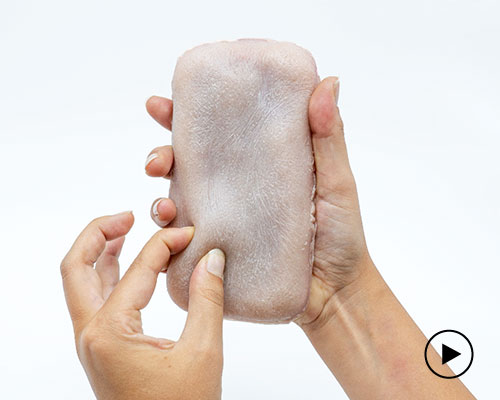 scientists develop faux-flesh to give touch devices a 'skin-on' interface