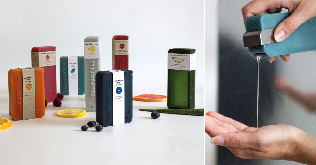 SOAPBOTTLE by jonna breitenhuber is a liquid hygiene product packaging