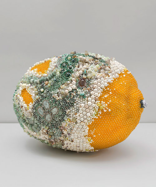 kathleen ryan creates moldy fruit sculptures from semi