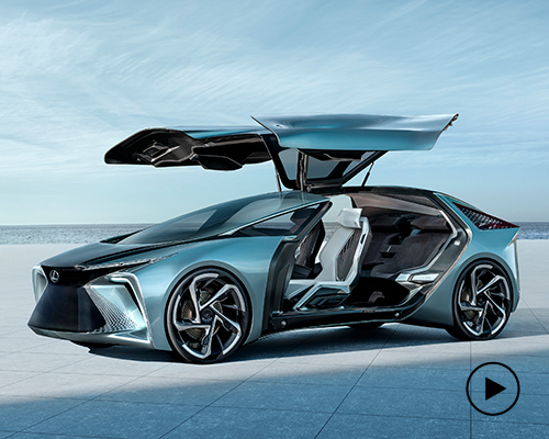 lexus unveils electric LF-30 concept with drone-deploying capabilities