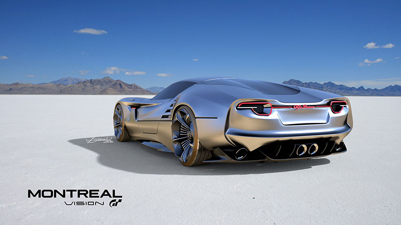 luca serafini's alfa romeo montreal vision GT concept is what supercars should be like