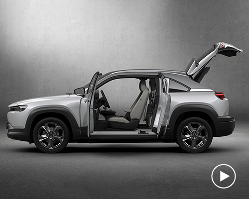 mazda unveils first electric car featuring rear-hinged ‘freestyle’ doors