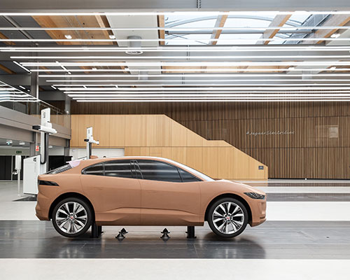inside jaguar's new 39,000 square foot design studio in gaydon, UK