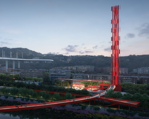 stefano boeri, metrogramma, and inside outside to revitalize site of genoa's collapsed bridge