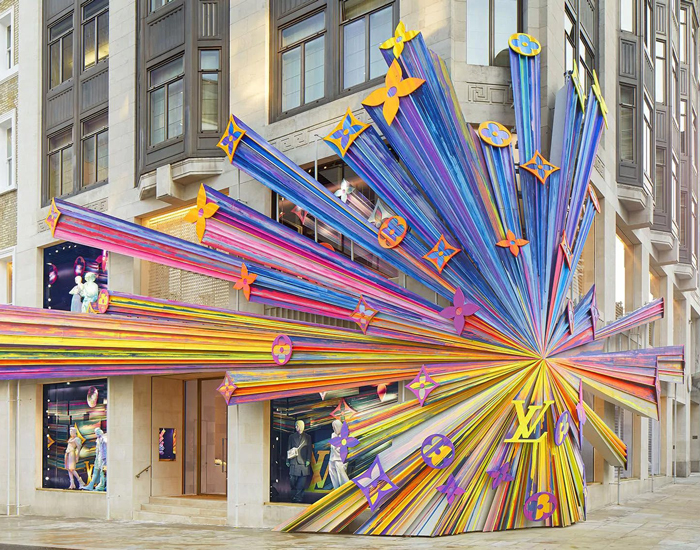 peter marino creates giant explosion louis vuitton for london boutique - 【Free Architectural Cad