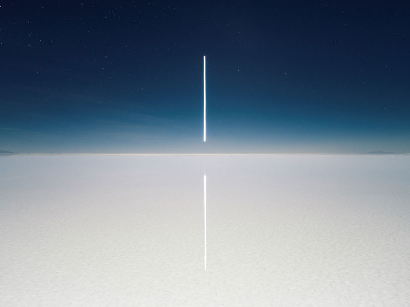 reuben wu uses drone LEDs to illuminate bolivia's remote landscapes