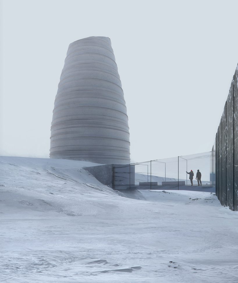 the arc by snøhetta is a visitor center for arctic preservation in svalbard - 10