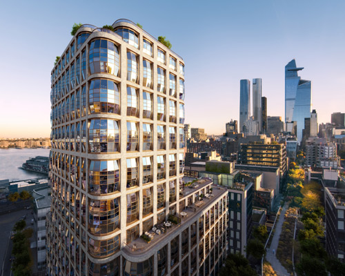 heatherwick studio's 'lantern house' will comprise 181 luxury new york residences