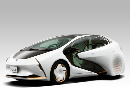 the toyota LQ features an air-purifying layer that reduces ozone emissions