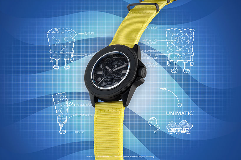 UNIMATIC watches SpongeBob SquarePants 20th anniversary yellow timepiece