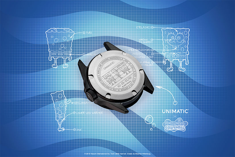 UNIMATIC watches SpongeBob SquarePants 20th anniversary yellow timepiece