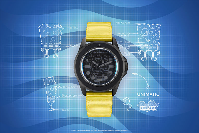 UNIMATIC watches SpongeBob SquarePants 20th anniversary yellow timepiece