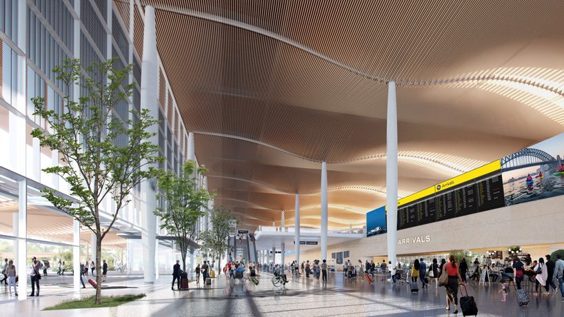 zaha hadid architects + COX architecture win bid to build the new western sydney airport