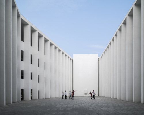TAO configures introverted school in china to celebrate creativity and interaction