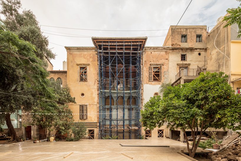 annabel karim kassar architects carefully renovates a 19th-century house in beirut designboom