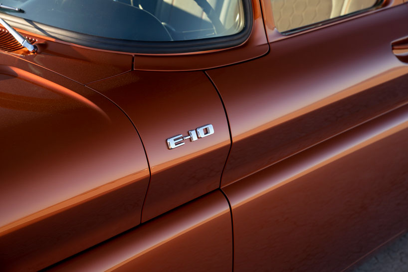 chevrolet unveils retro-vintage E-10 electric pickup concept