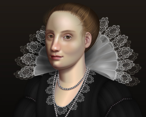 skillful coder diana smith creates baroque paintings with freehand CSS and HTML