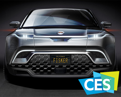 fisker debuts ocean electric SUV with built-in 'karaoke mode' at CES 2020
