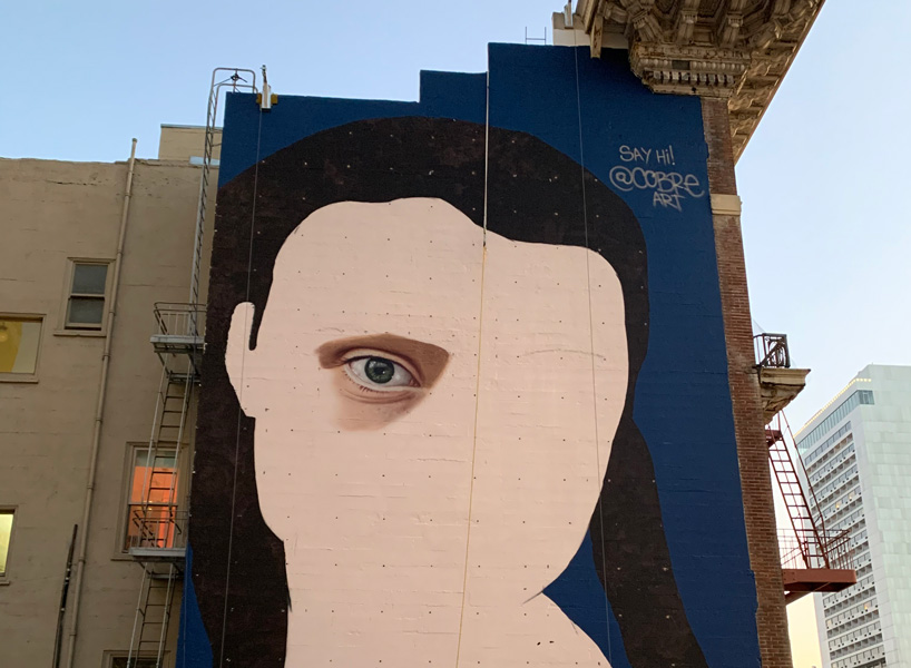 a giant mural of greta thunberg has been unveiled in san francisco