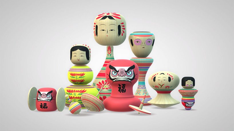  WOW explores tokyo + kokeshi dolls through two digital installations at japan house london
