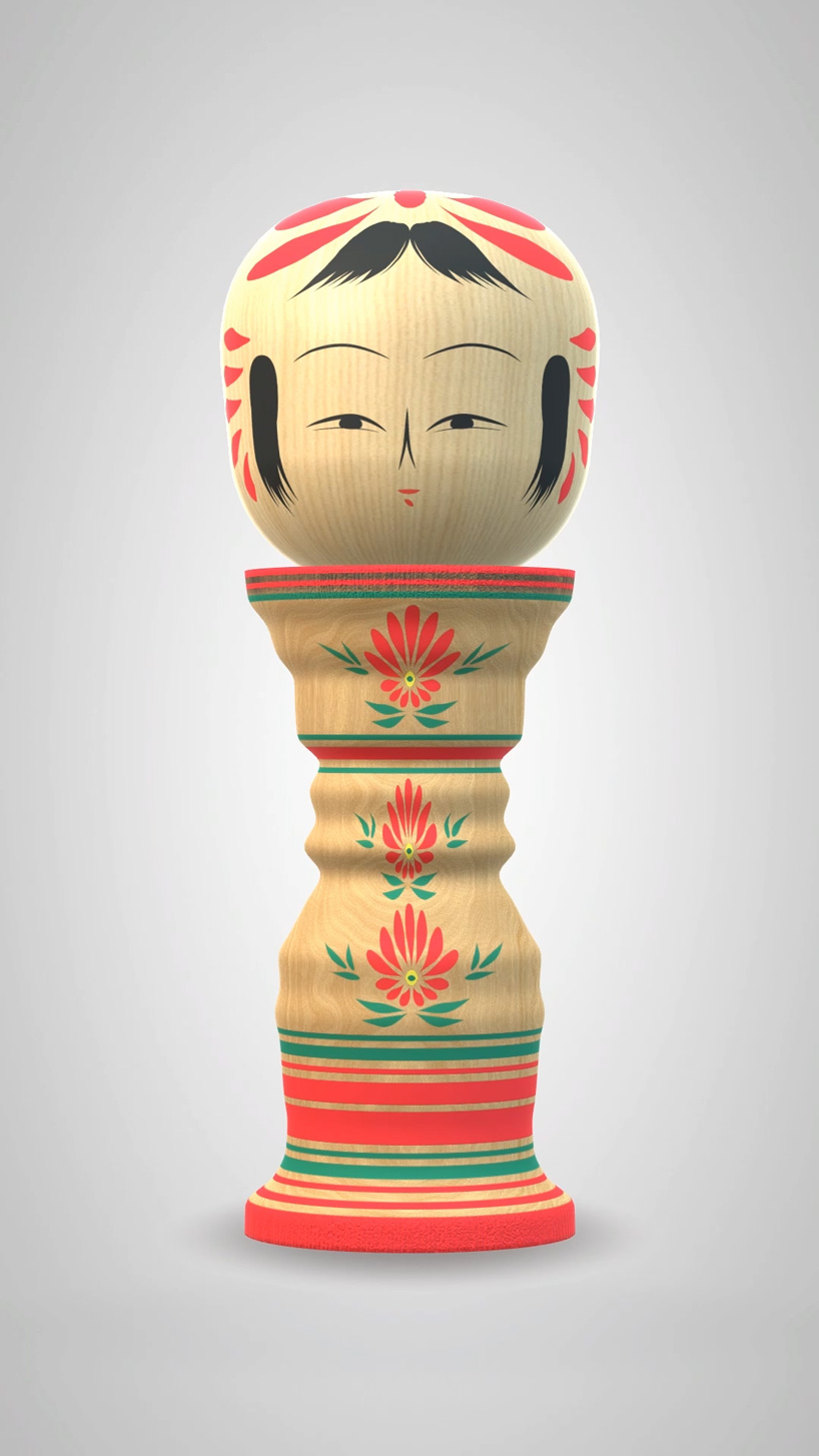  WOW explores tokyo + kokeshi dolls through two digital installations at japan house london