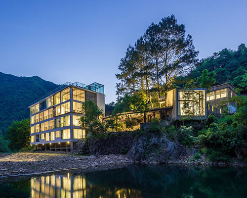 JAXDA designs boutique hotel in remote bamboo forest in china