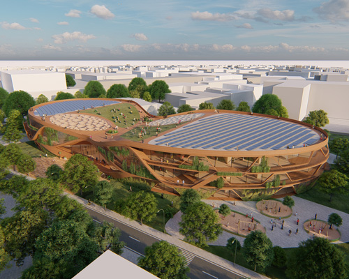 LAVA designs zero-carbon 'LIFE hamburg' with waterholes and an edible roof