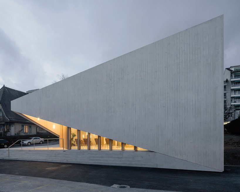 LOCALARCHITECTURE adds geometric extension to lausanne's new apostolic church