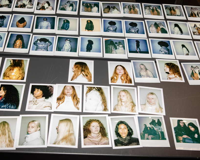 vanessa beecroft dresses ballerinas in vintage moncler for special performance in milan