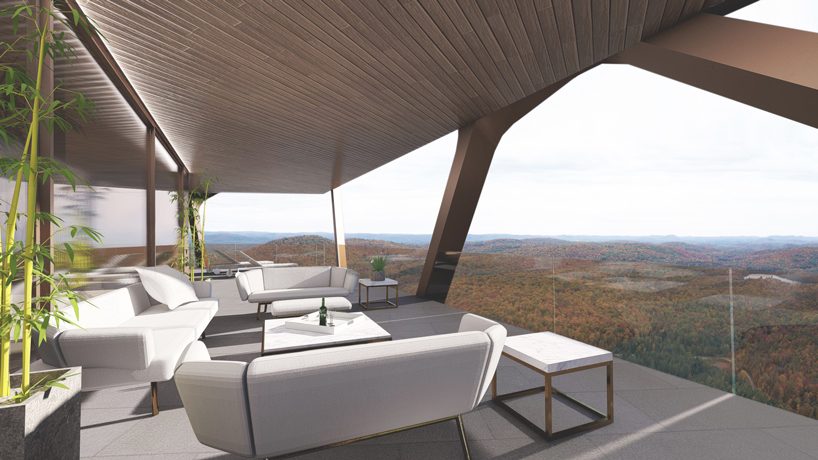 MU architecture combats urban sprawl with PEKULIARI residential tower in quebec designboom