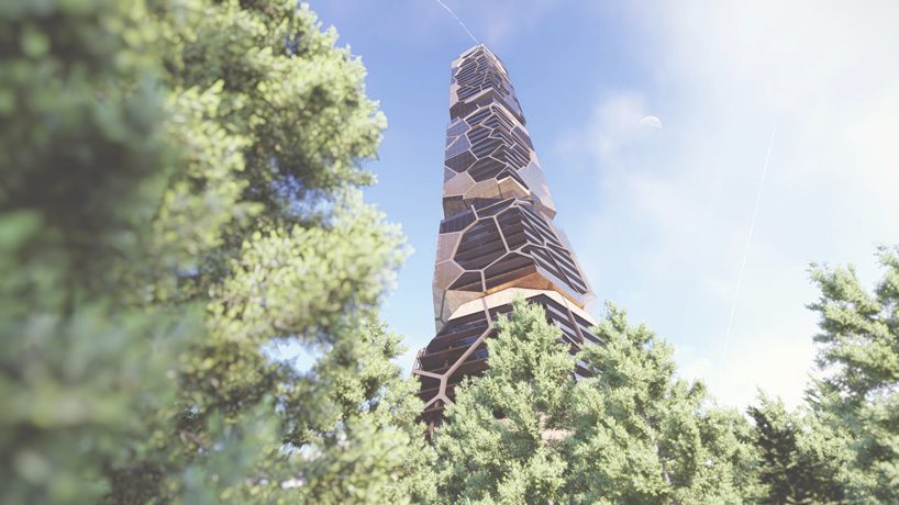 MU architecture combats urban sprawl with PEKULIARI residential tower in quebec designboom