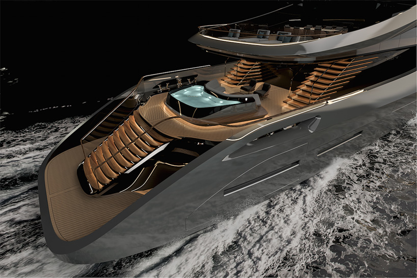rossinavi and pininfarina design sports car-inspired super yacht - 8