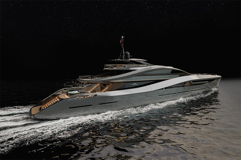rossinavi and pininfarina design sports car-inspired super yacht - 2