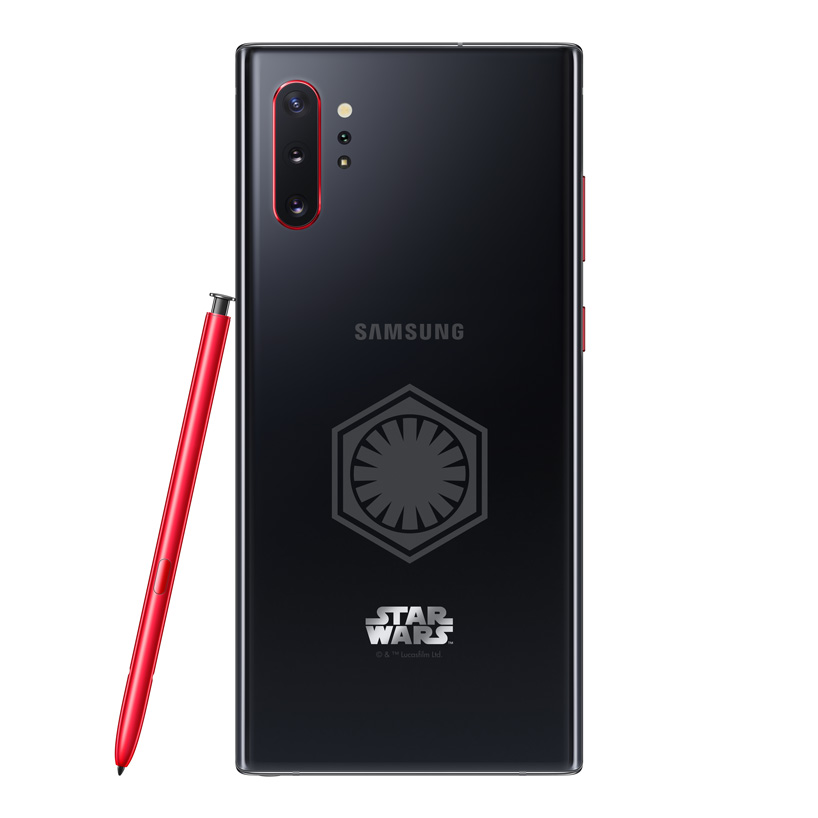 samsung and star wars join forces on themed galaxy note 10 plus