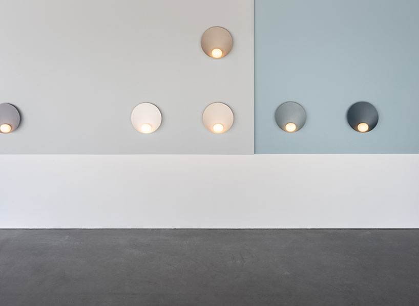 note design studio selects a 23-color palette for vibia based on architectural elements