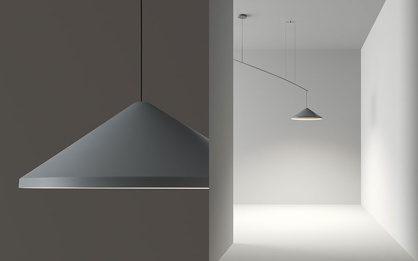 note design studio selects a 23-color palette for vibia based on architectural elements