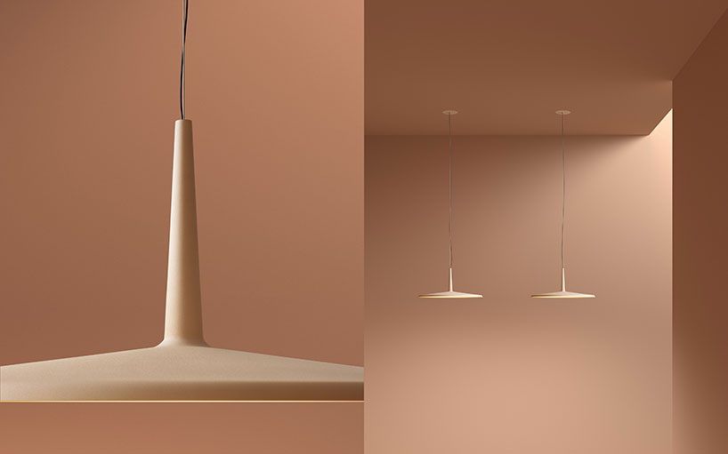 note design studio selects a 23-color palette for vibia based on architectural elements