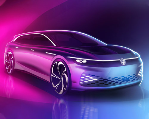 volkswagen ID space vizzion concept is a futuristic station wagon
