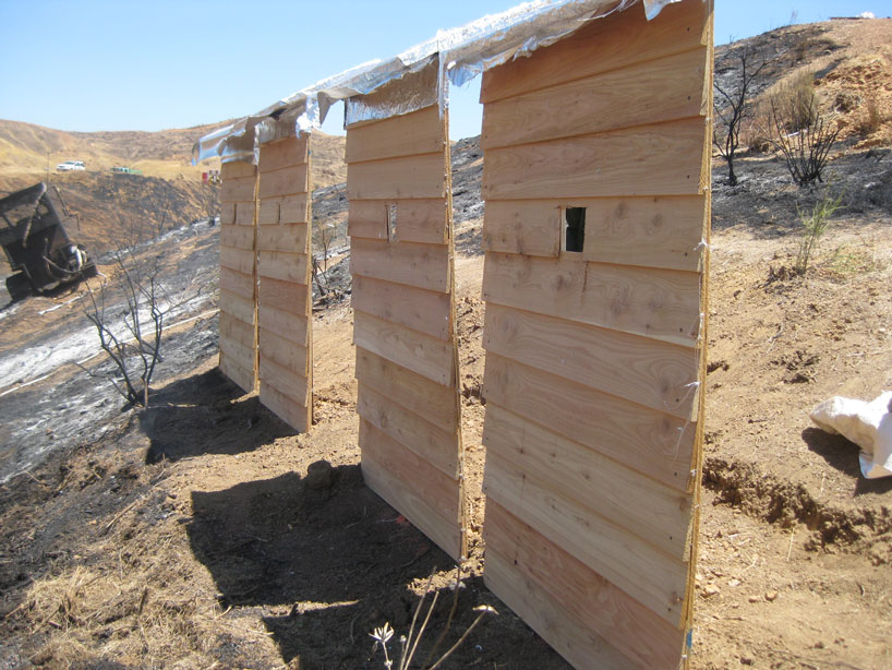 engineers created a huge foil blanket to protect homes from forest fires - 2