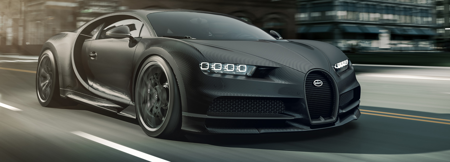 Bugatti Chiron Unveils Carbon Clad Special Edition Noire