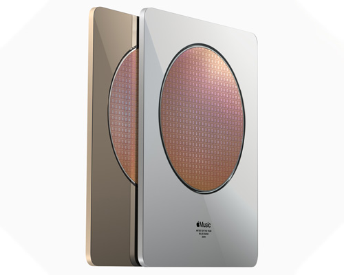 apple designs custom trophy with 12-inch silicon wafer for first-ever music awards